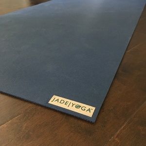 Jade Yoga Mat, natural rubber, extra thick grippy yoga mat.